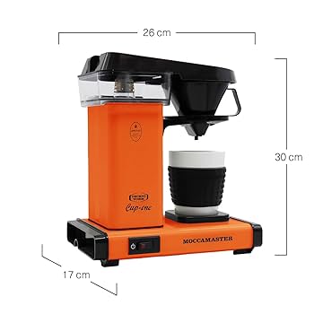 Moccamaster Cup-one Filter Coffee Machine, Aluminum, 1090 W